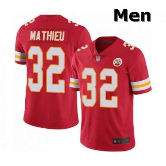 Men Kansas City Chiefs 32 Tyrann Mathieu Red Team Color Vapor Untouchable Limited Player Football Jersey